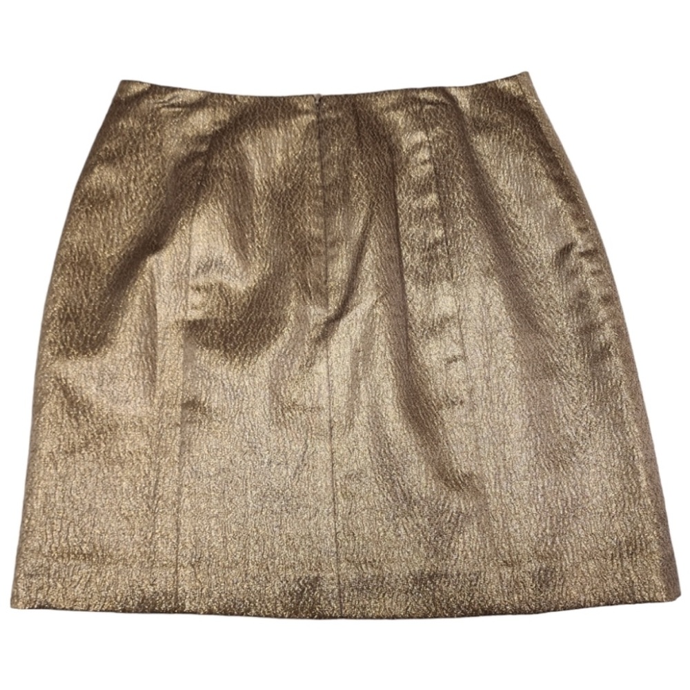 Ann Taylor Metallic Mini Skirt-Size 00P.  B45 - Picture 2 of 7